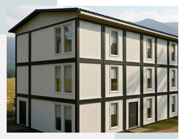 Модульные общежития в Советской Гавани