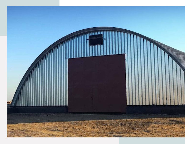 Арочные ангары в Советской Гавани
