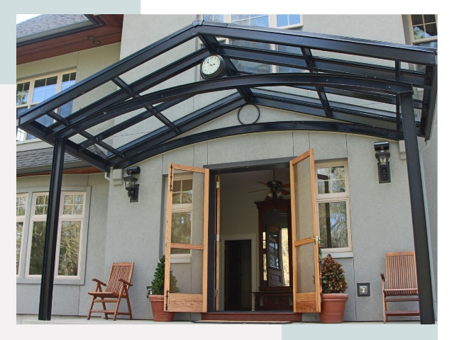 Козырьки металлические в Советской Гавани