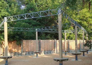 Терраса из металлоконструкций под ключ, проектирование, изготовление и монтаж от СтальСтрой-Свс